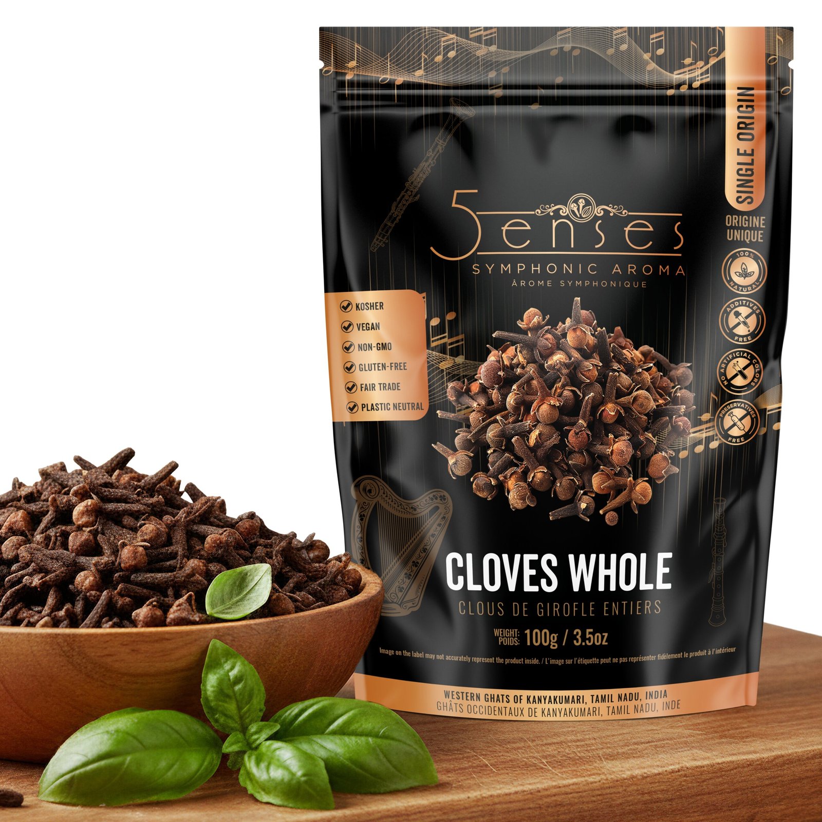 25 5Senses Whole Cloves <br> Clous De Girofle Entières | Symphonic Aroma - Image 1